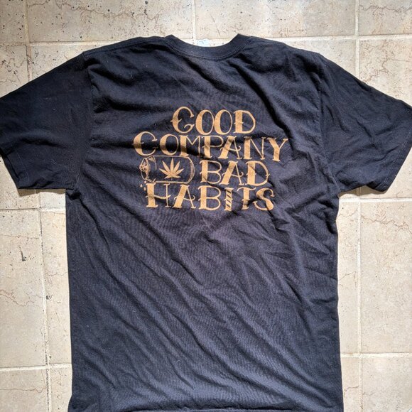 Good Company Bad Habits L T-Shirt - Picture 2 of 2